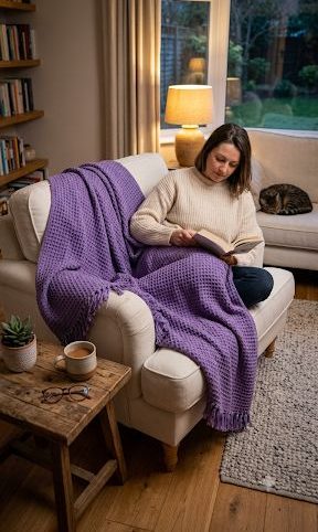 WAFFELL THROW HONEYCOMB STYLE